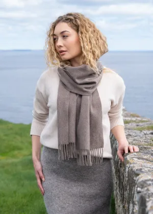 100% Cashmere Scarf | Taupe