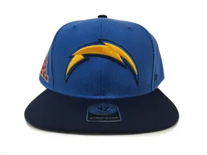 47 Brand San Diego Chargers Super Shot Two Tone Captain Blue Snapback Hat