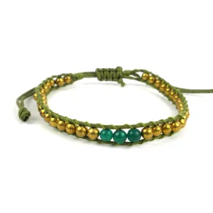 4th Chakra Bracelet Green Global Groove