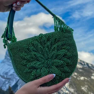 AMARA Beaded Bag (Green)