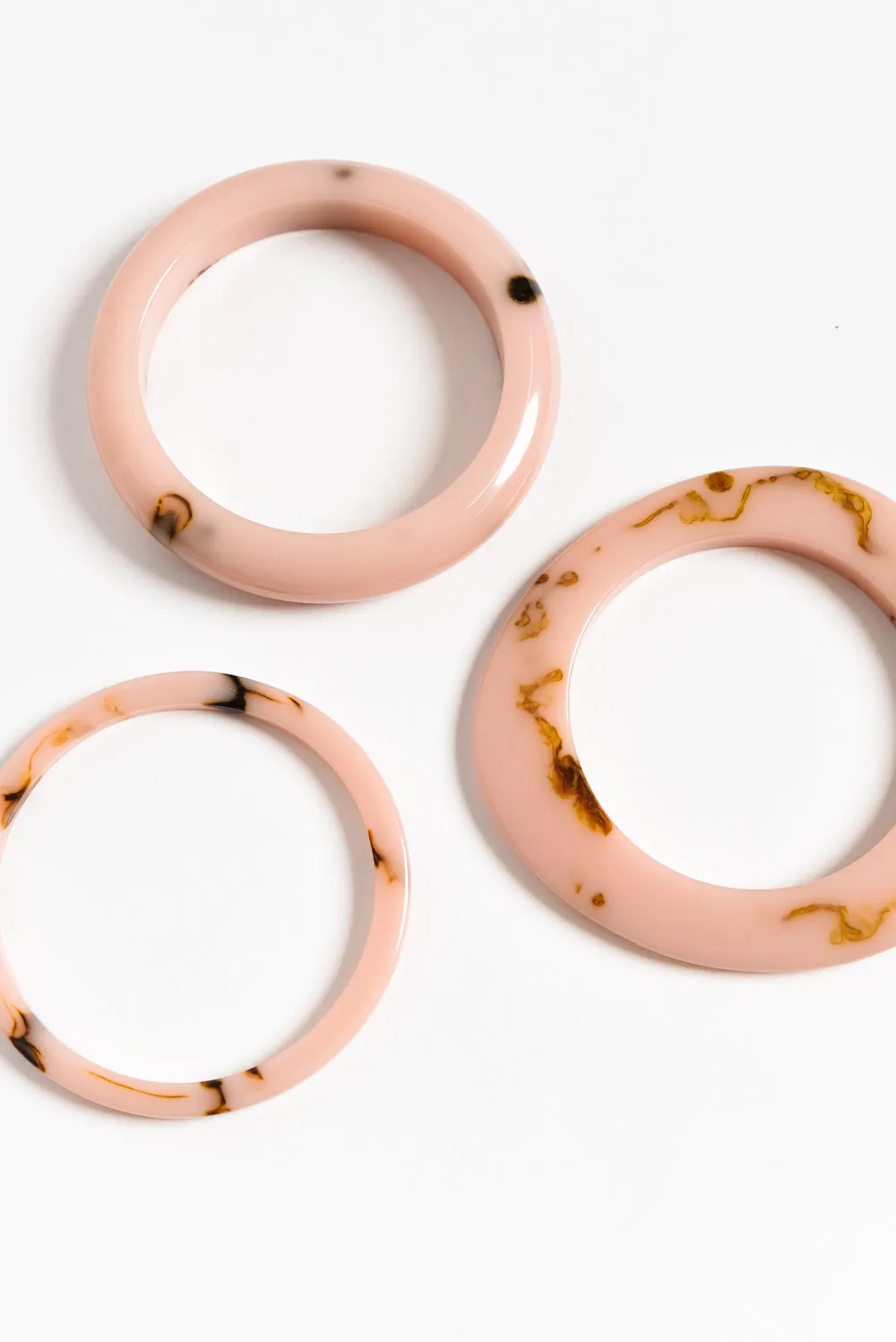Ami Pink Bangle Set