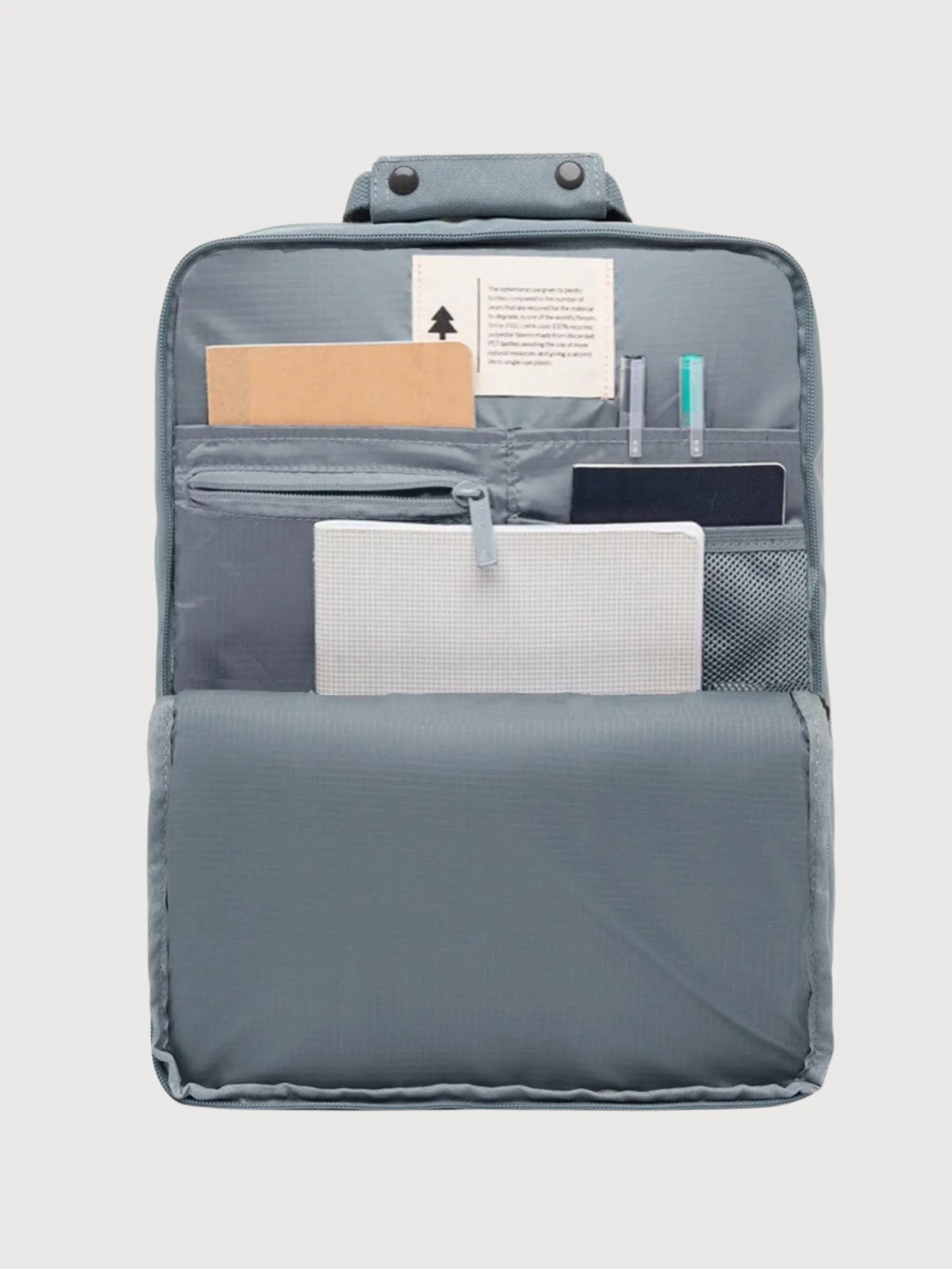Backpack Daily 13 Stone Blue In Recycled Polyester | Lefrik