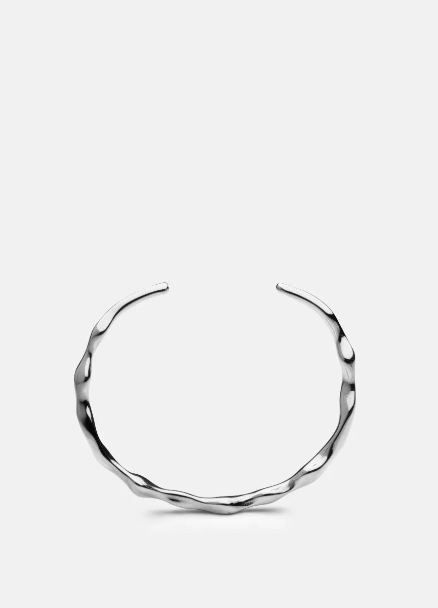 Bangle | Chunky Cuff | Silver Plated