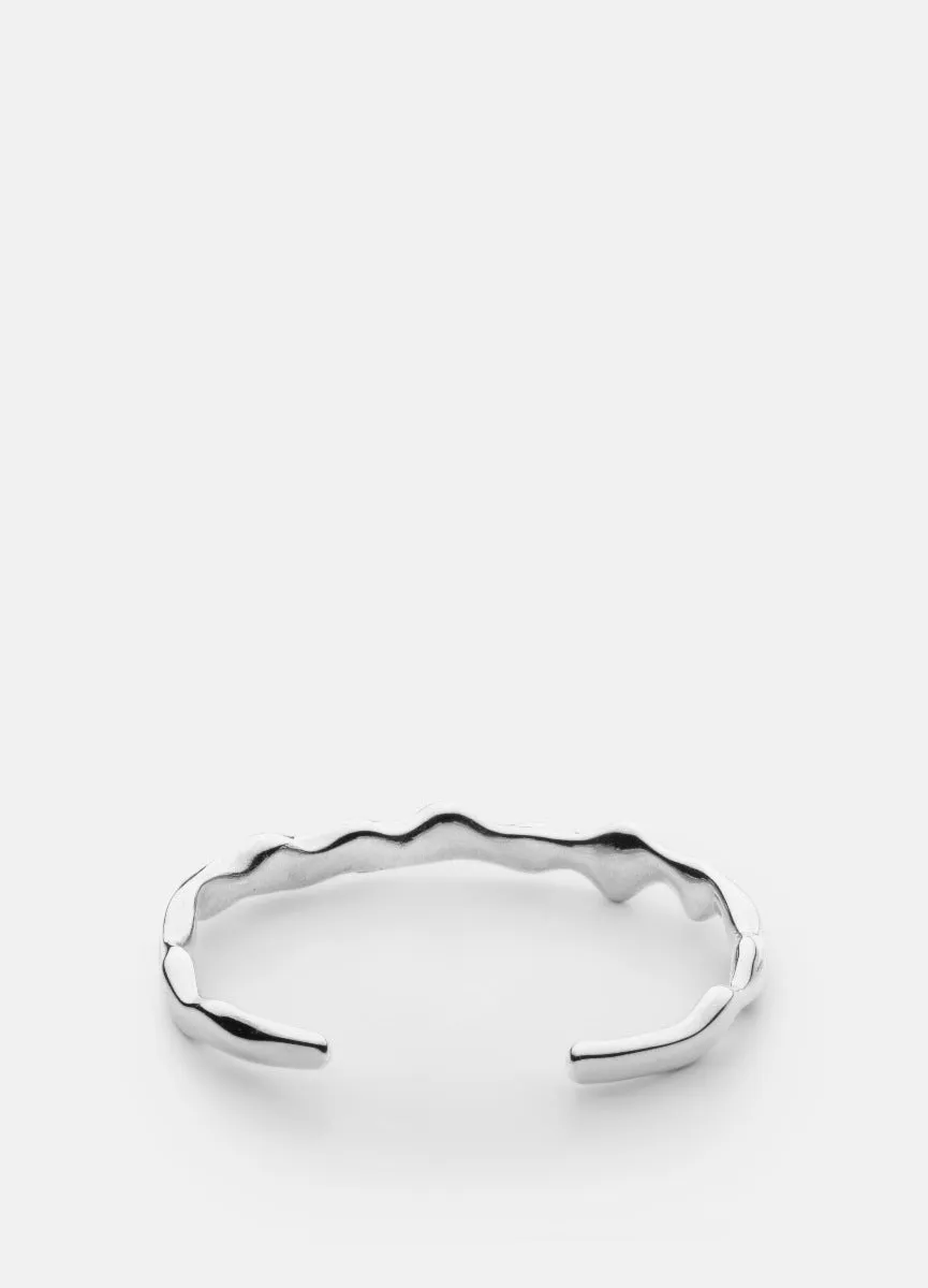 Bangle | Chunky Cuff | Silver Plated