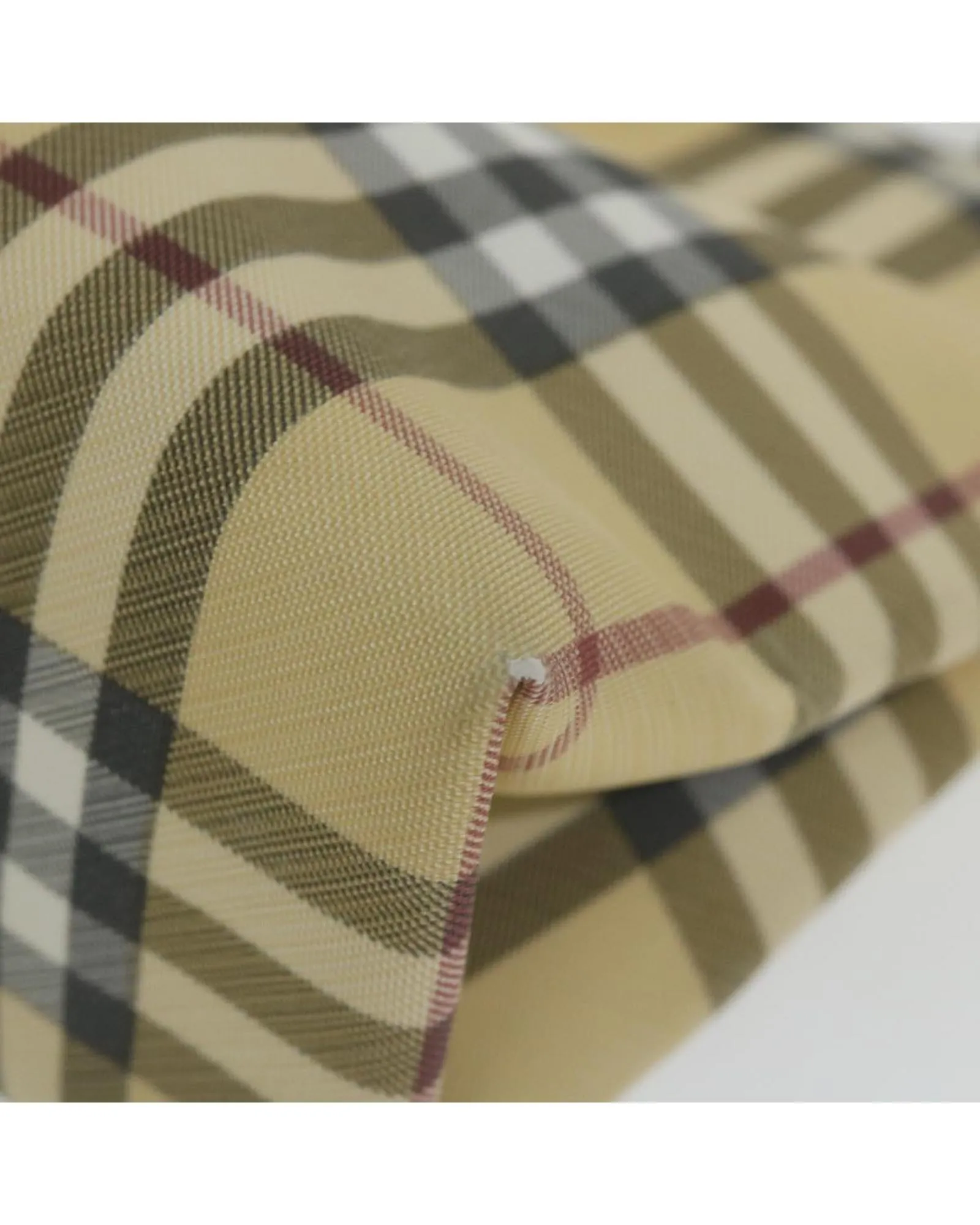 Beige PVC Leather Hand Bag with Nova Check Design