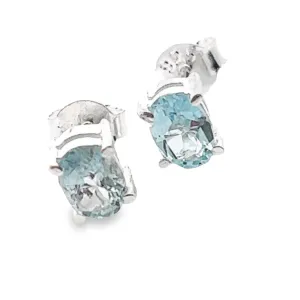 Bijou Aquamarine Studs