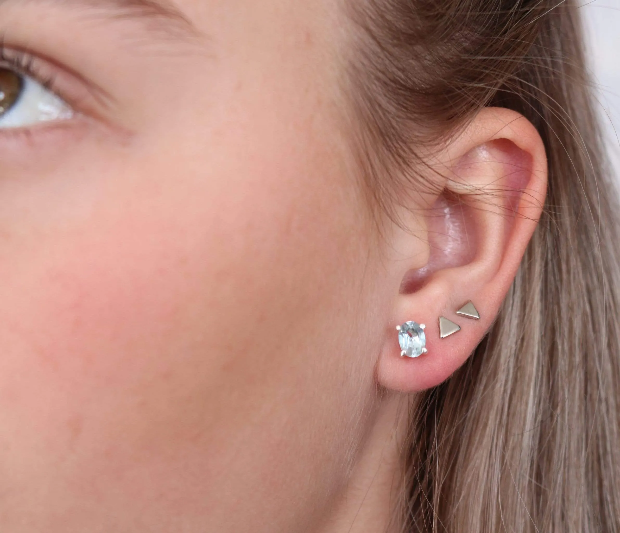 Bijou Aquamarine Studs