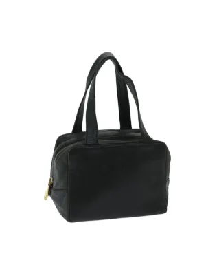 Black Leather Hand Bag by LOEWE