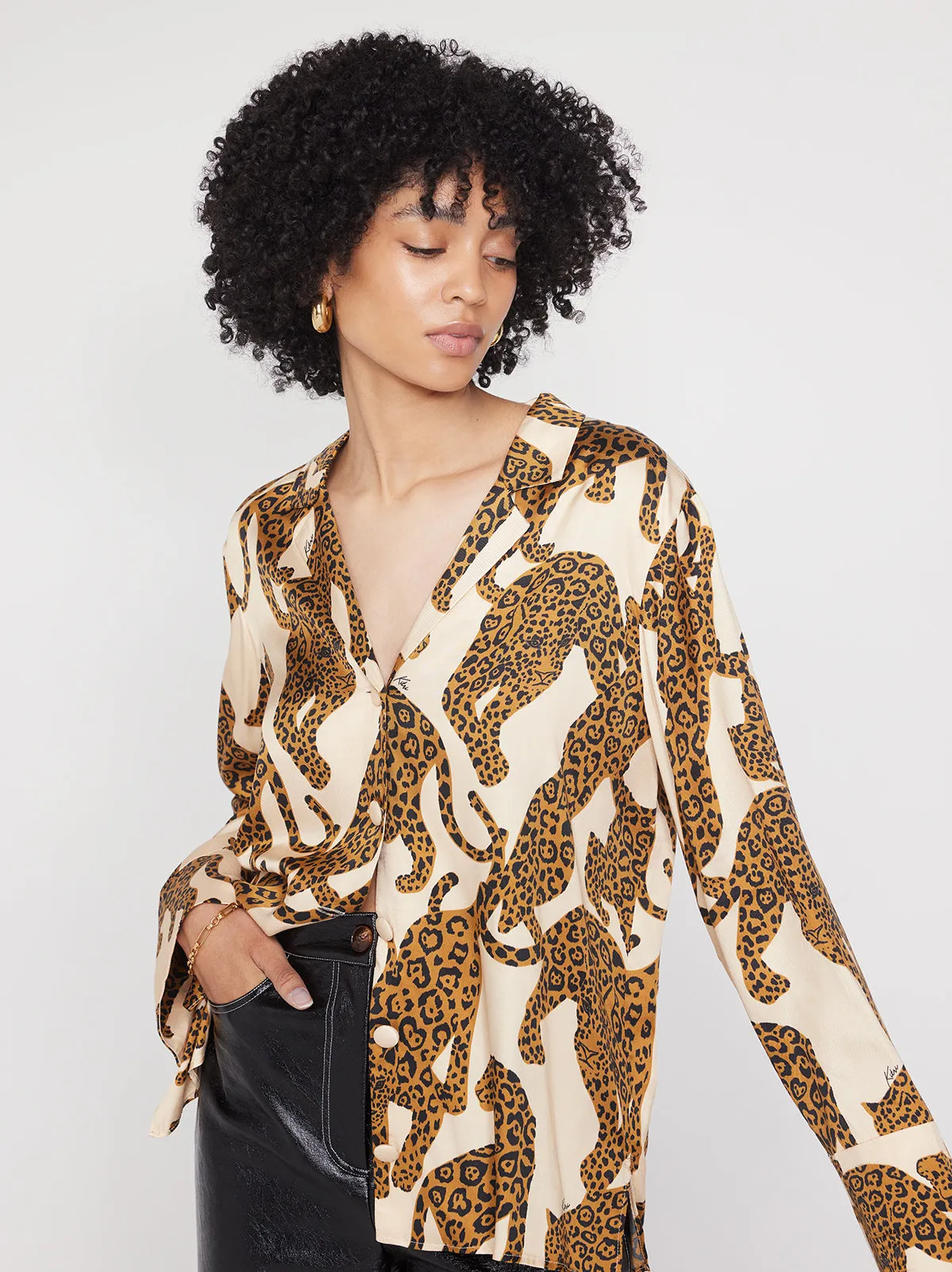 Cady Leopards Print Shirt
