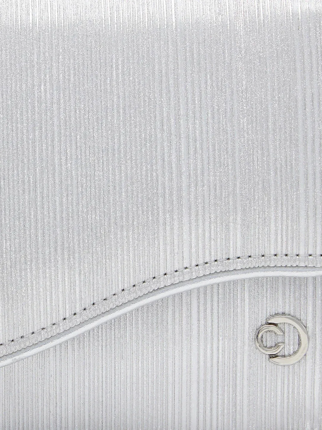 Caprese Bertha Clutch Medium Silver