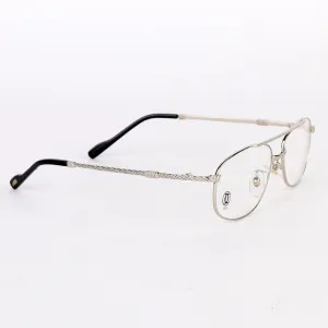 Cartier Vintage Classic Metal Silver Sunglasses