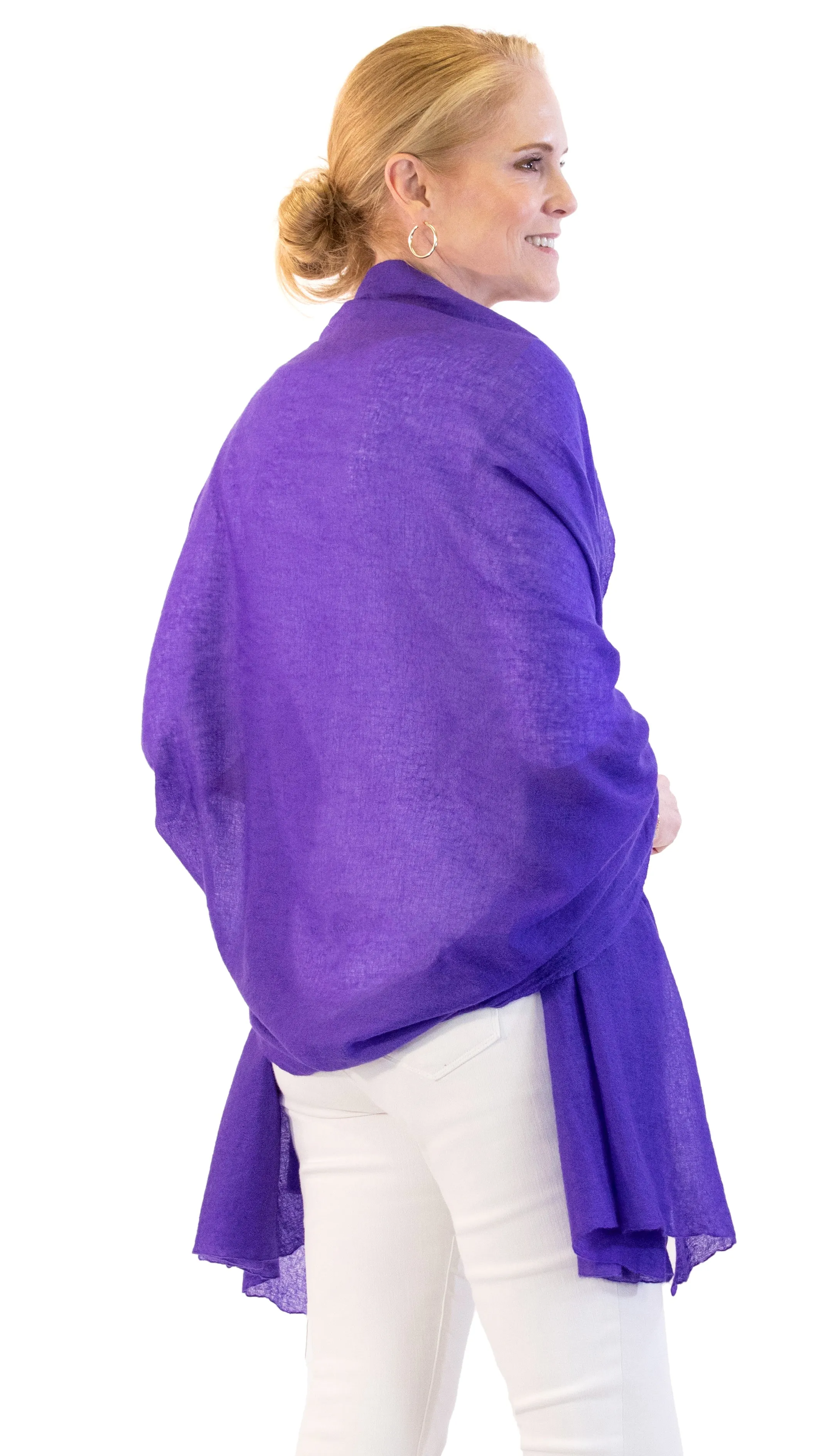 Cashmere Wrap - Purple Opulence