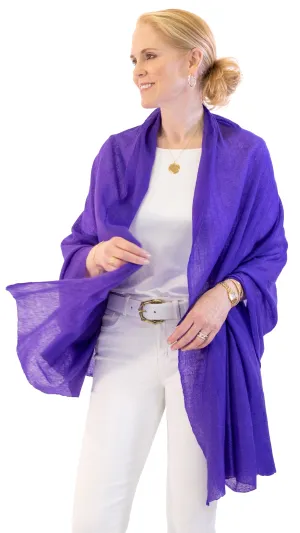 Cashmere Wrap - Purple Opulence