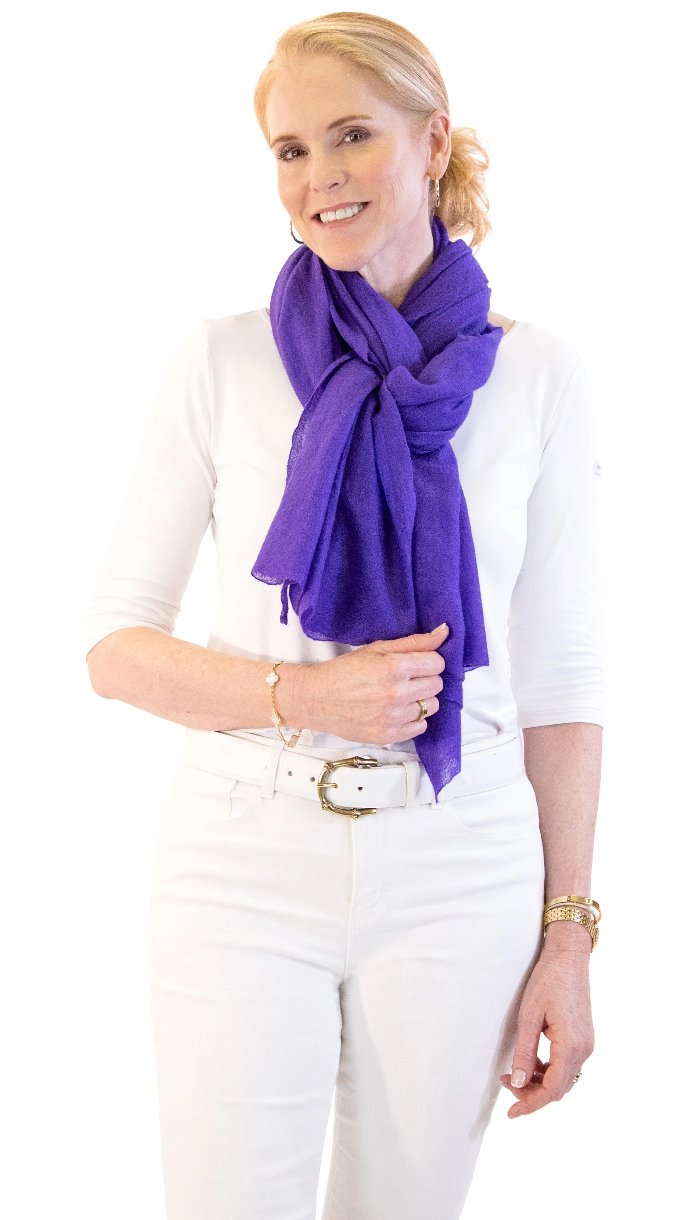 Cashmere Wrap - Purple Opulence