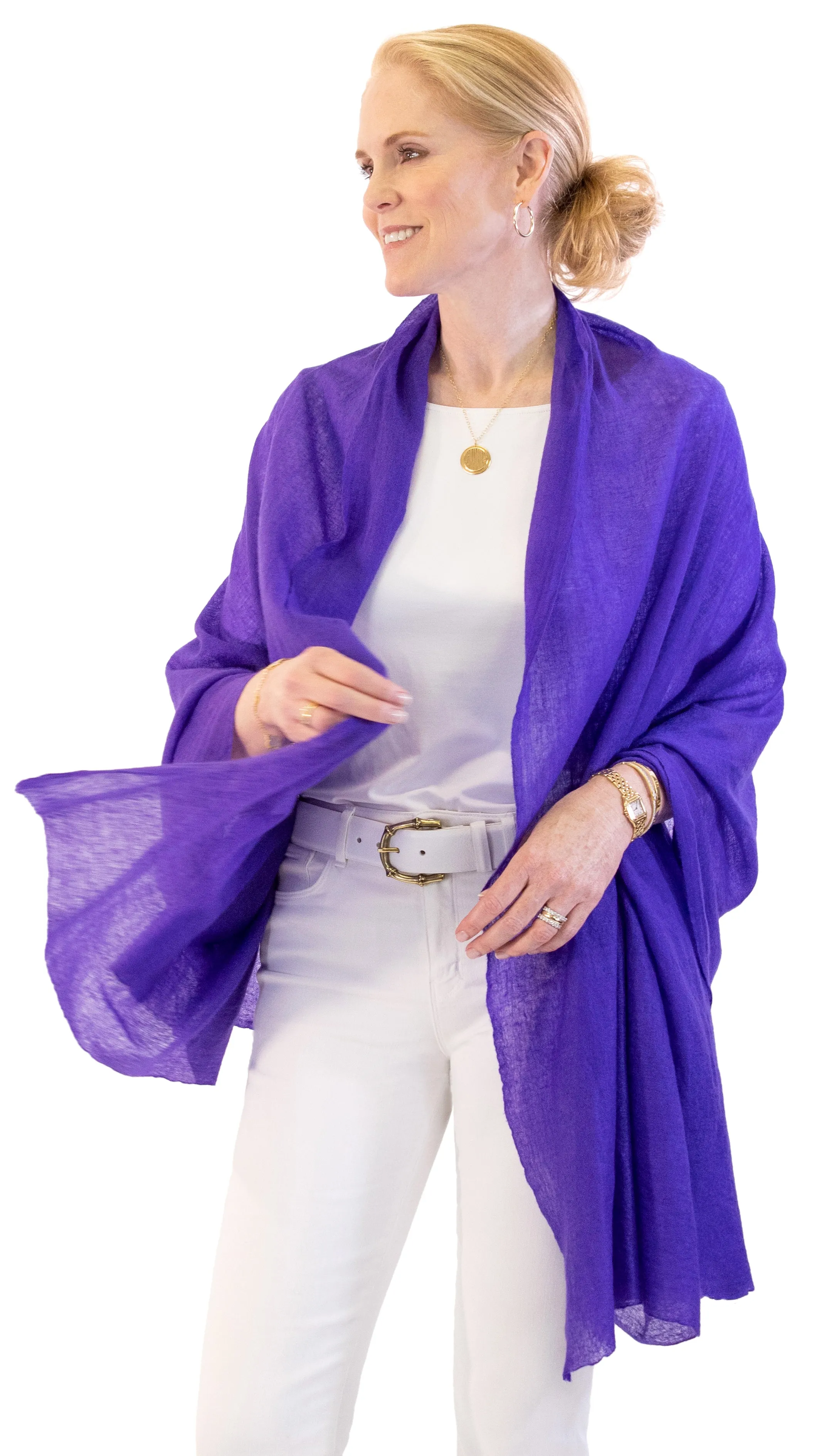 Cashmere Wrap - Purple Opulence