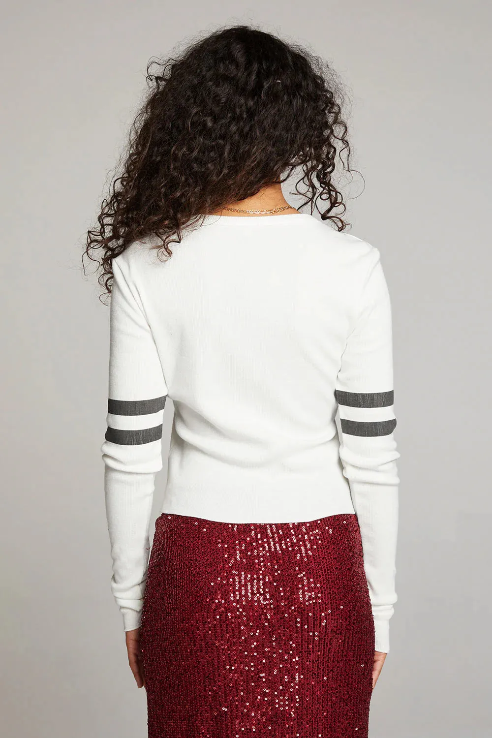 Chaser Rolling Stones Studded Long Sleeve