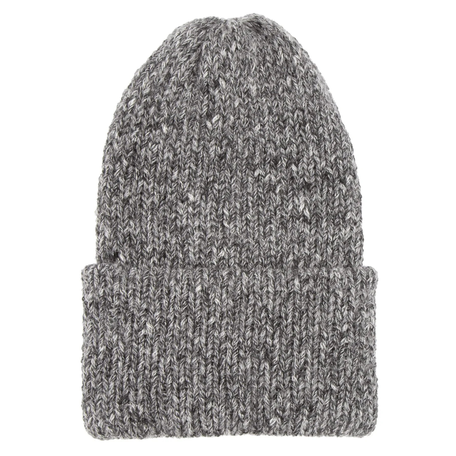 Chimney OG Fold Beanie Marled Black