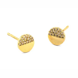 Circle with Pave Studs
