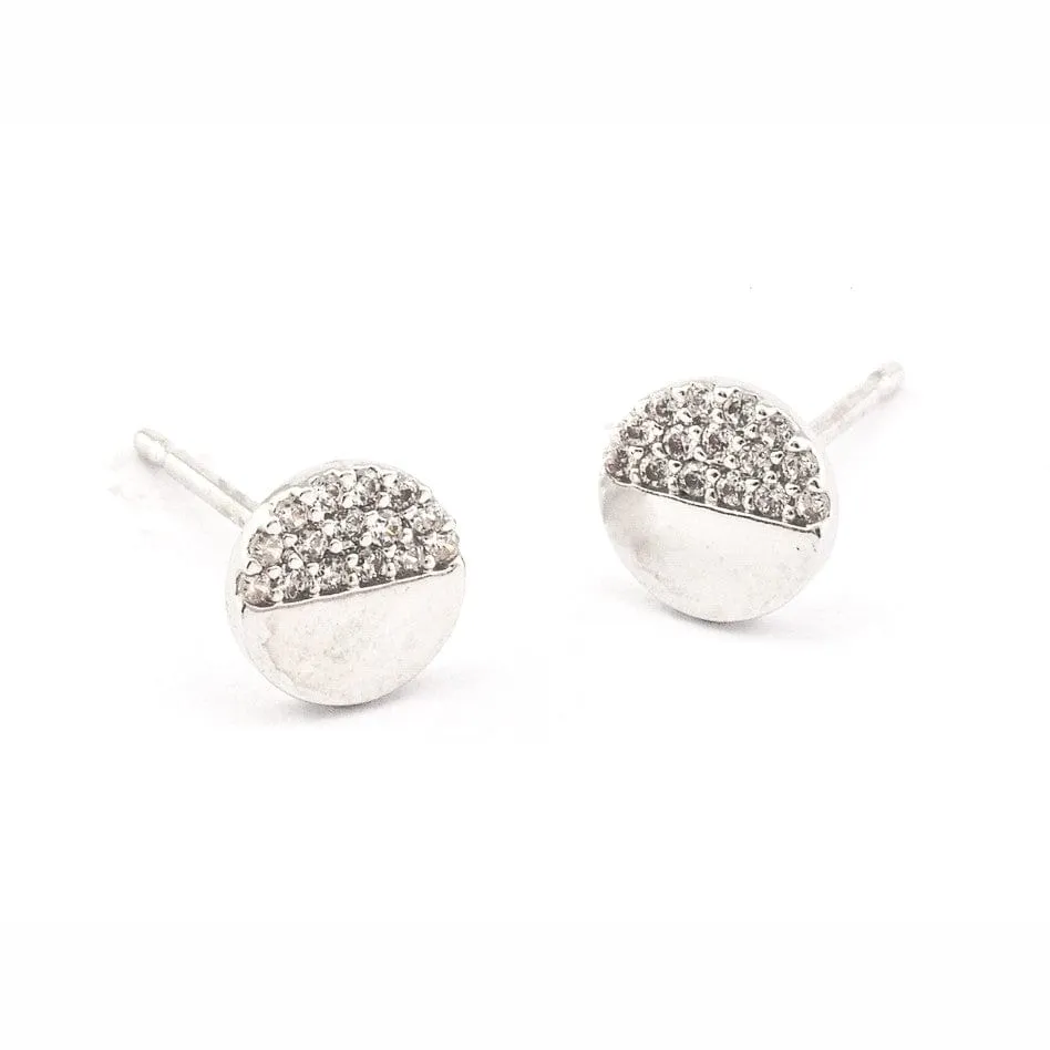 Circle with Pave Studs