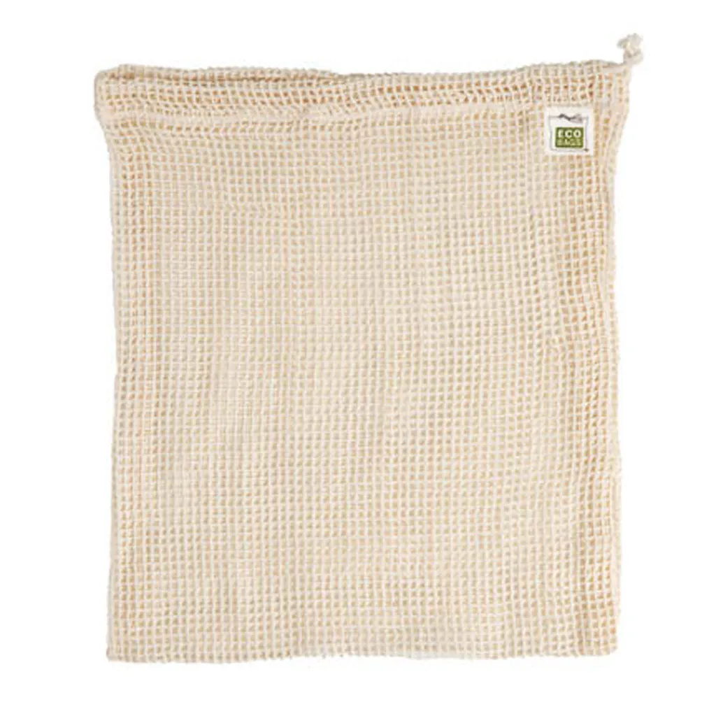 ECOBAGS - Organic Mesh Net Drawstring Bag