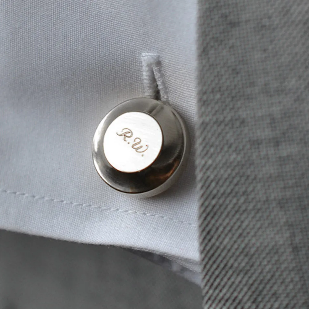 Edward steel cufflinks