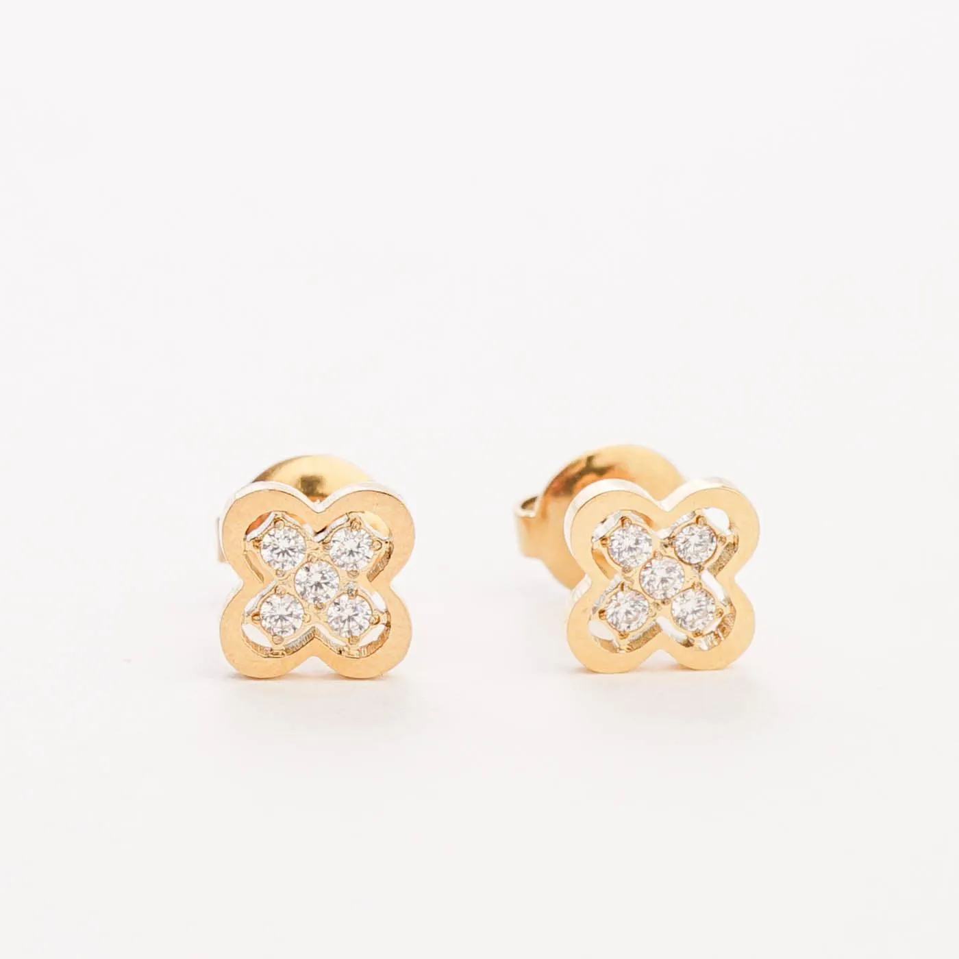 ELEGANCE CLOVER STUDS