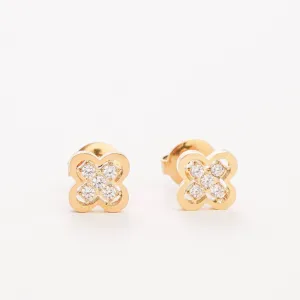 ELEGANCE CLOVER STUDS