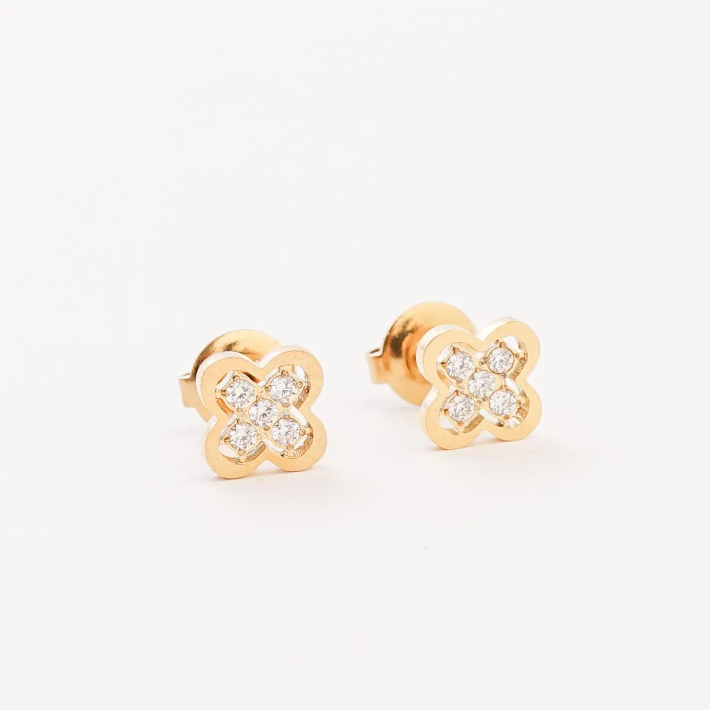 ELEGANCE CLOVER STUDS