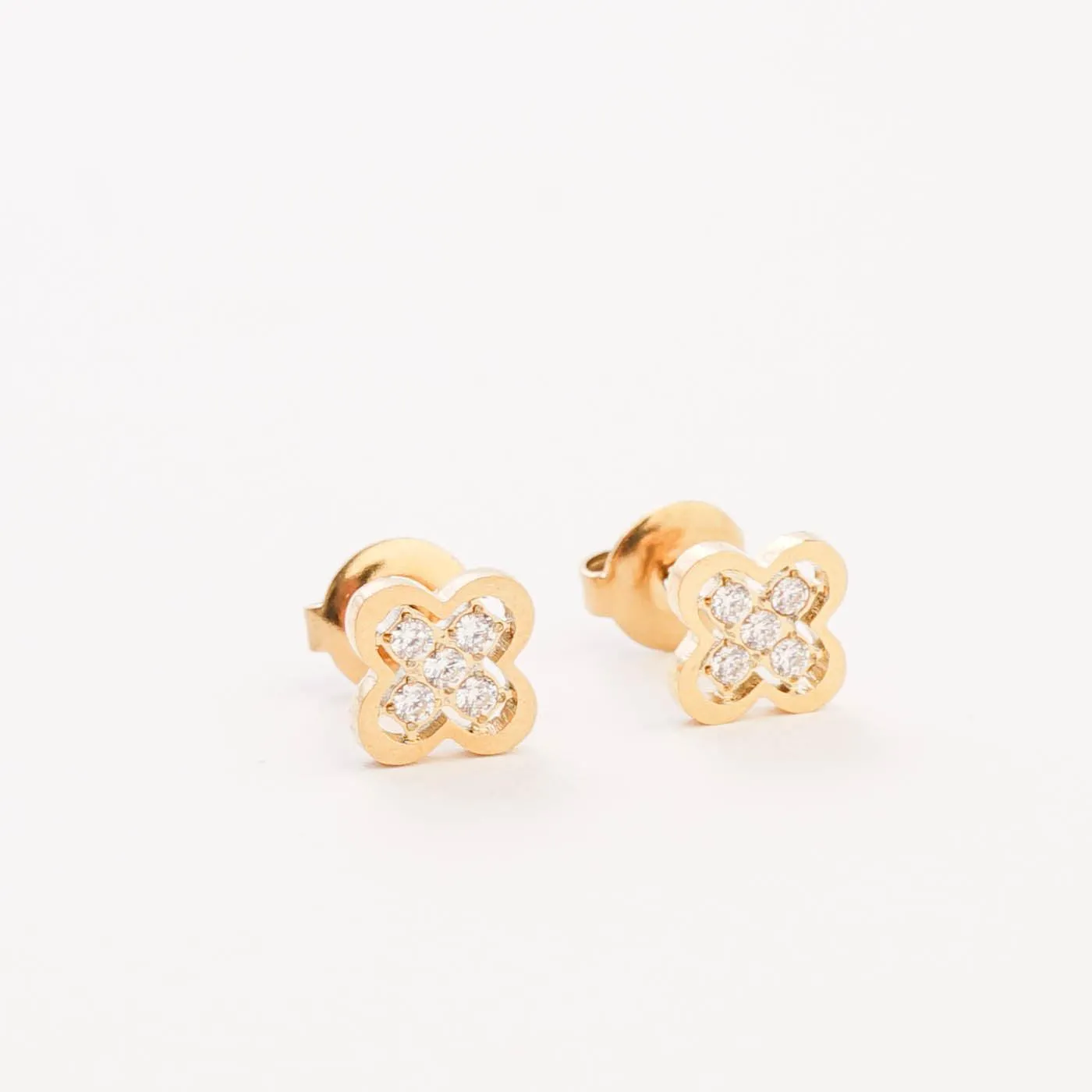 ELEGANCE CLOVER STUDS