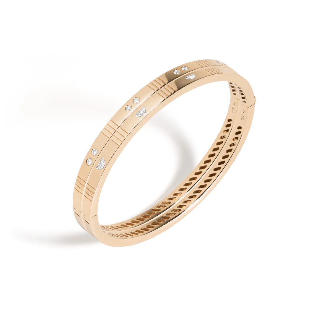 emotey bangle bracelet, diamond smiles