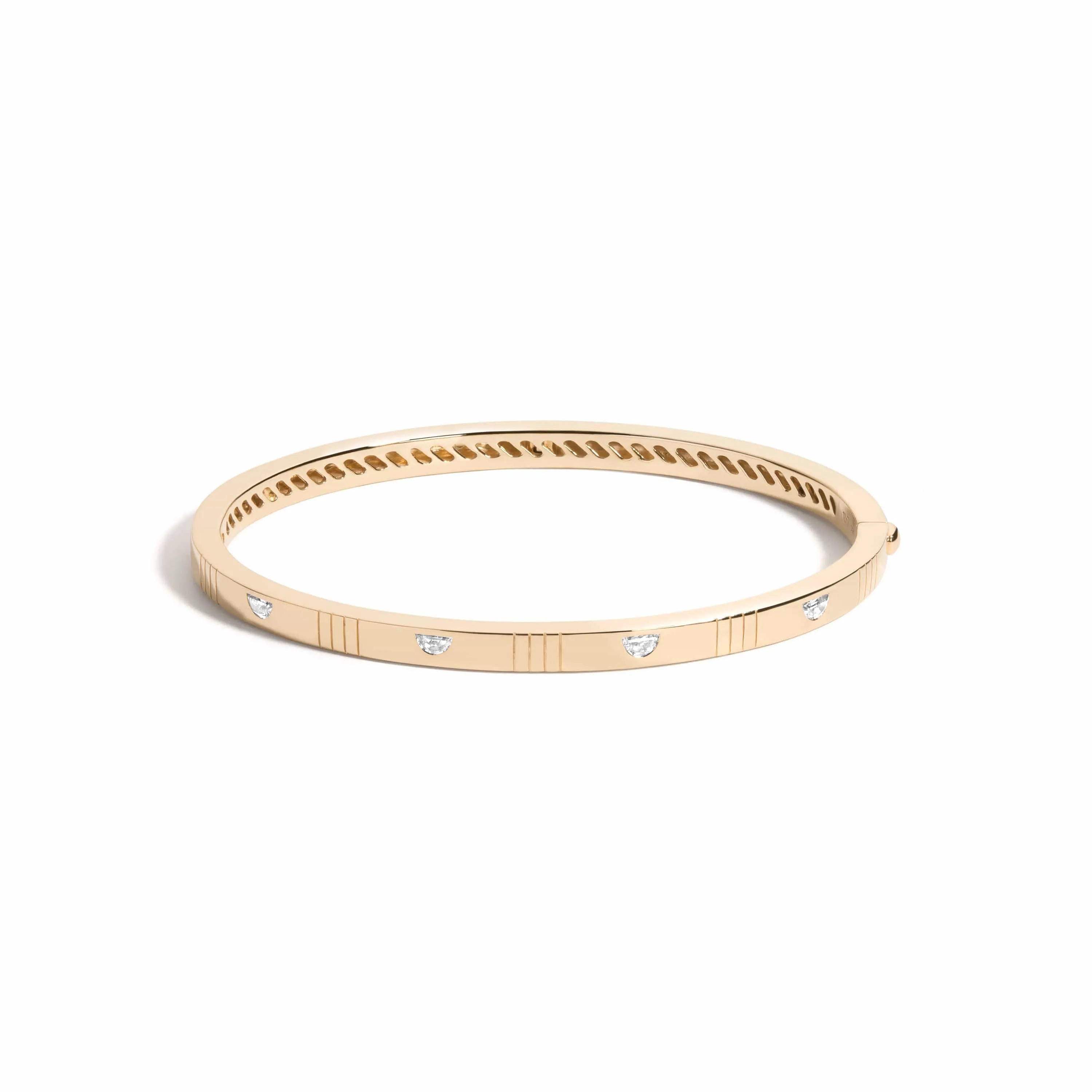 emotey bangle bracelet, diamond smiles