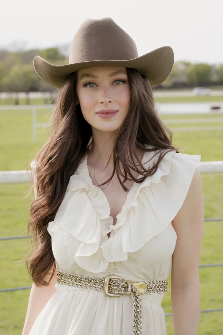 Flea Style Rider Brown Western Hat