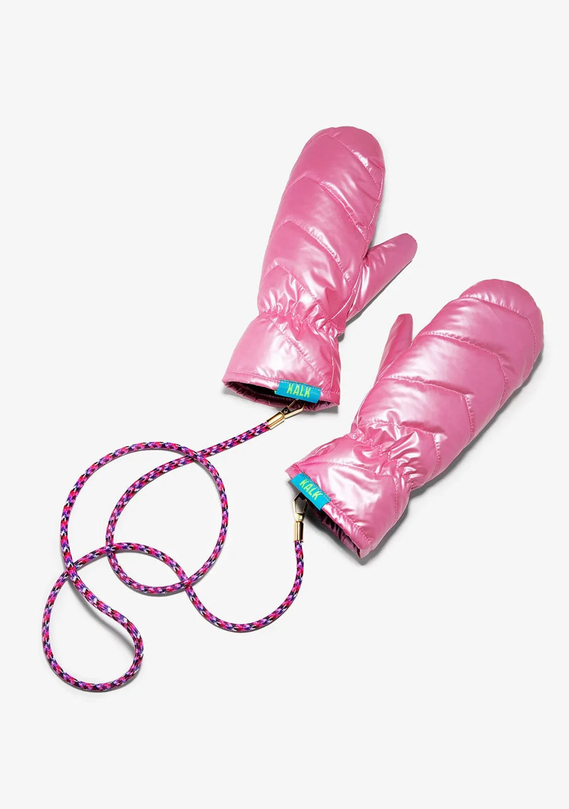 Gloves Shiny Pink Kalk