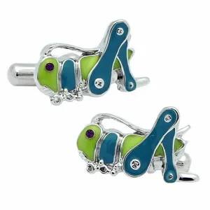 Green Grasshopper Cufflinks