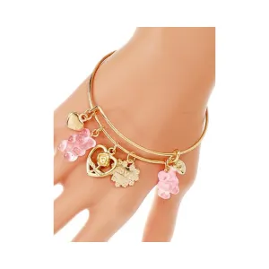 JAB39297 - Gummy Bear Charm Bangle Bracelet