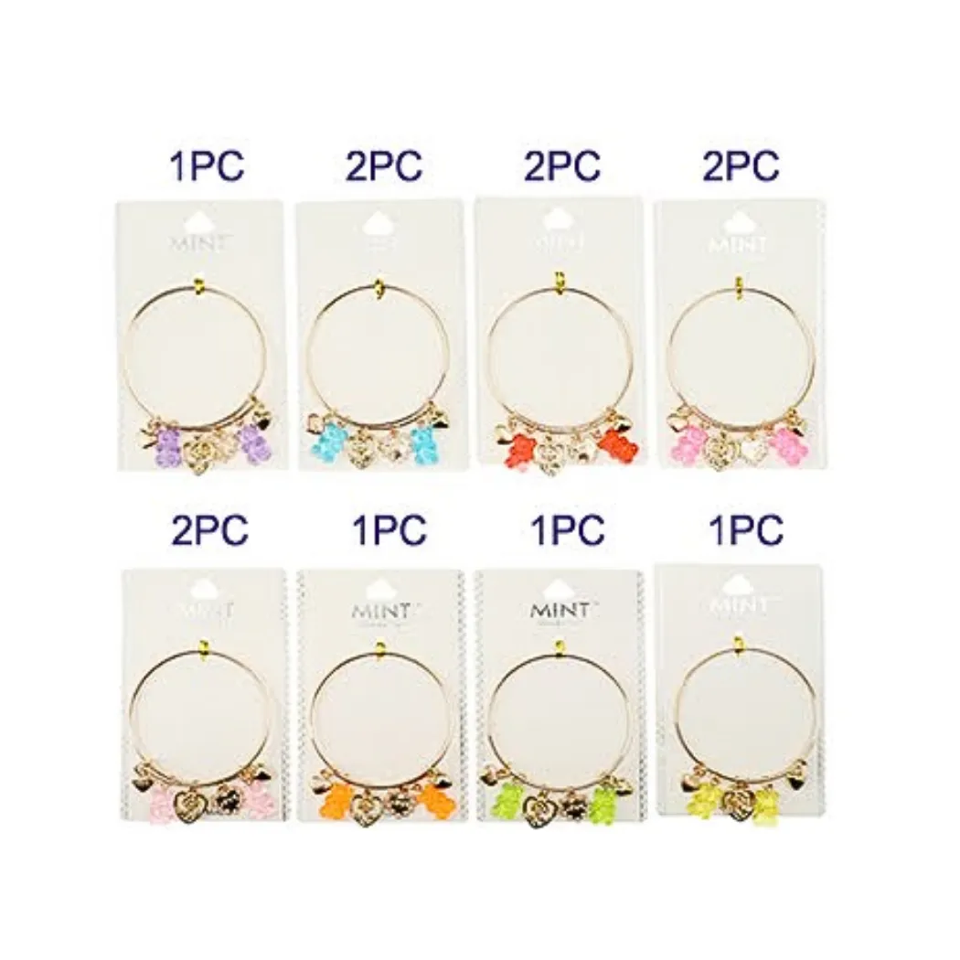 JAB39297 - Gummy Bear Charm Bangle Bracelet