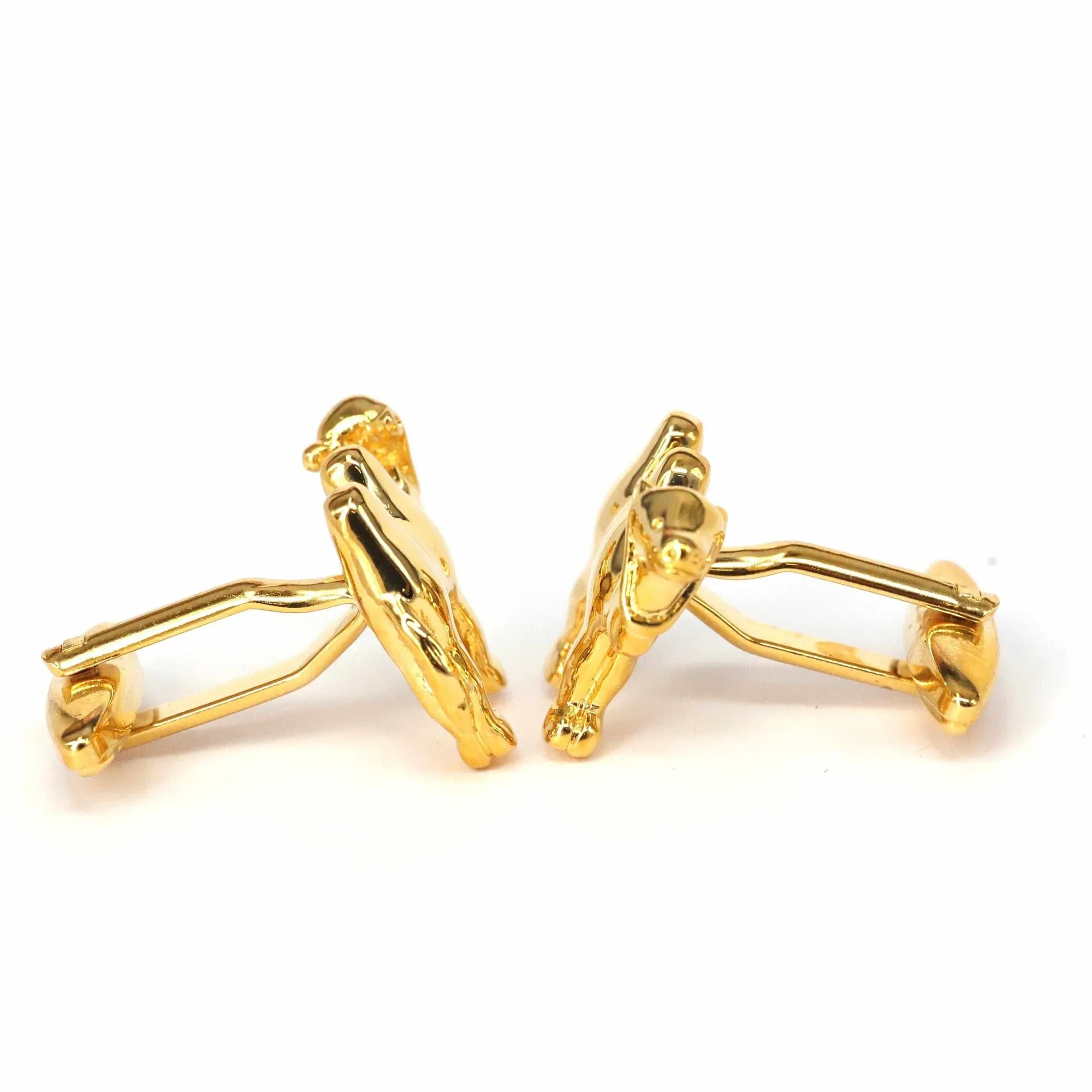 MarZthomson Camel Cufflinks Gold and White camel (Online Exclusive)