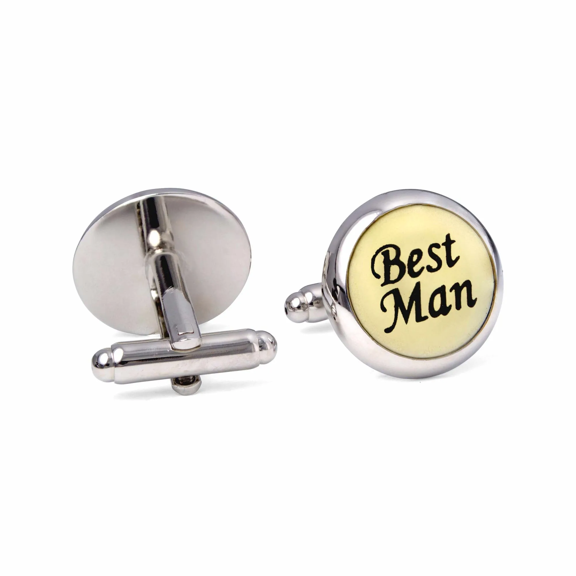 Marzthomson Round Best Man Cufflinks (Online Exclusive)