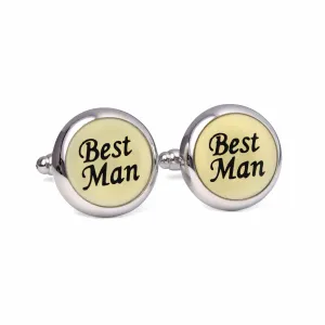 Marzthomson Round Best Man Cufflinks (Online Exclusive)