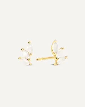 Mini Jess Cluster Stud - Opal