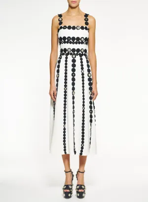 Moon Studded Cady Dress
