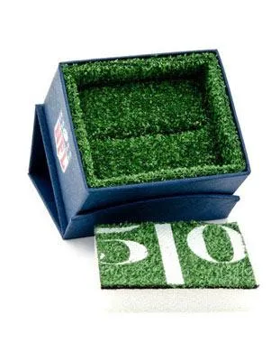 New England Patriots Cufflinks - Enamel Detail - Bullet Back