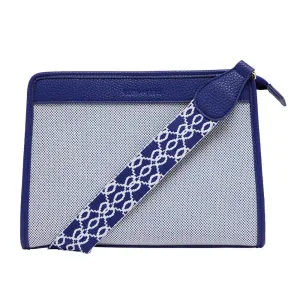 Newport Crossbody | Royal Blue Canvas