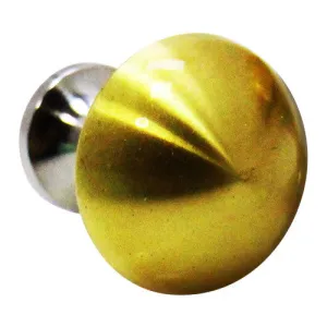 NOC 1H 1 Brass Cufflinks