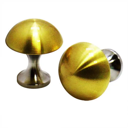 NOC 1H 1 Brass Cufflinks