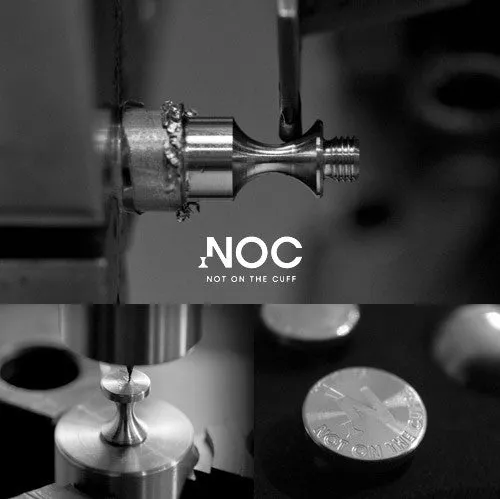 NOC 1H 1 Brass Cufflinks