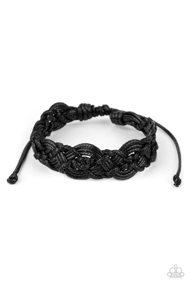 Paparazzi Bracelet ~ Coastal Diving - Black