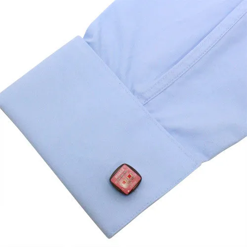 Pink Circuit Cufflinks