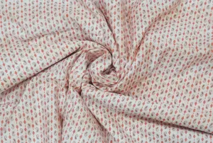 Precuts of Multicolor Paisley Printed Muslin Silk Fabric
