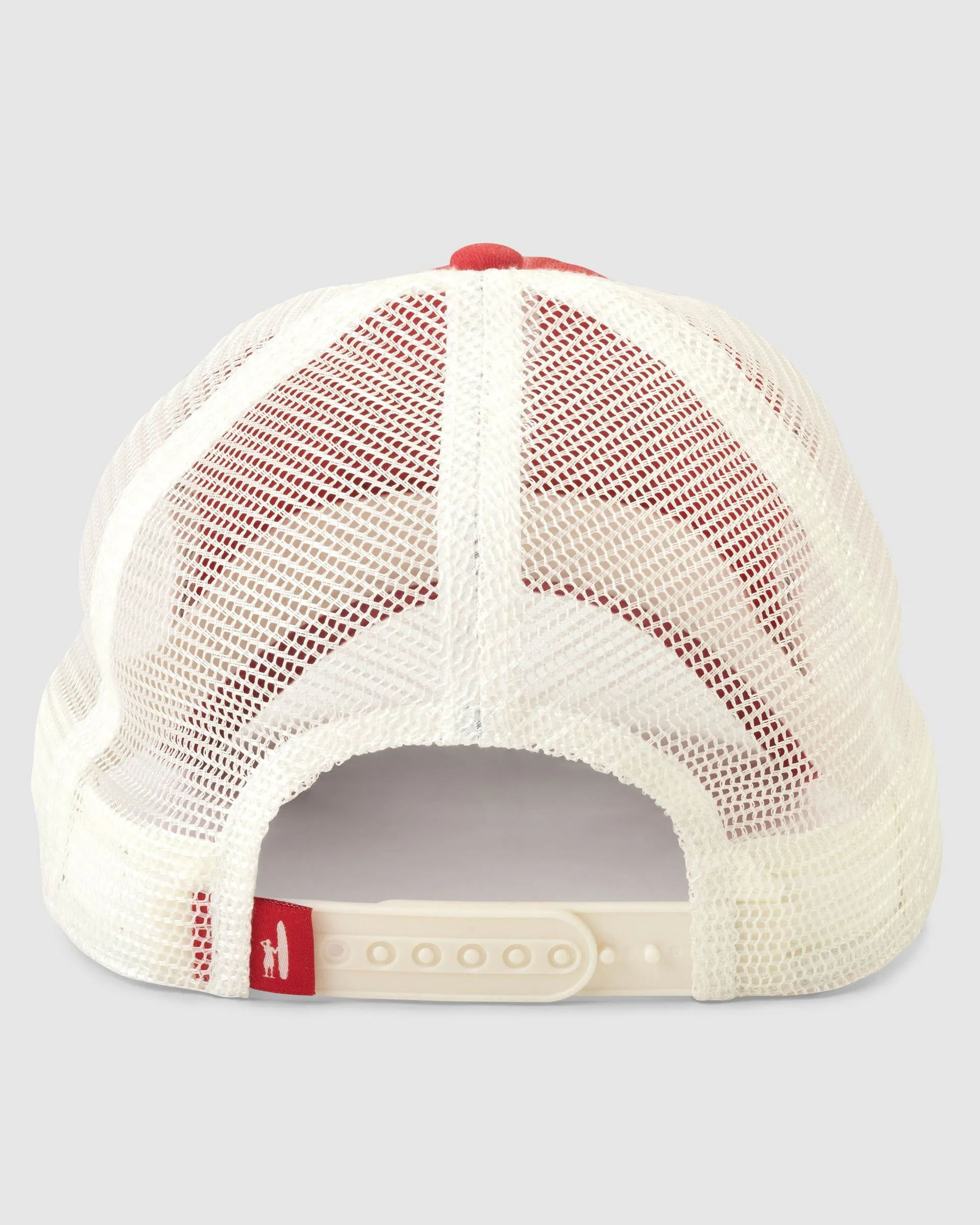 Red Blue Patch Trucker Hat